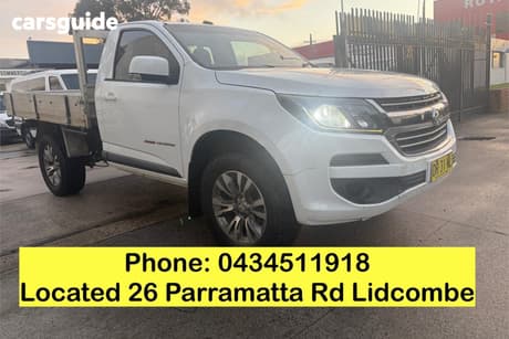 White 2018 Holden Colorado Cab Chassis Ls (4X4)