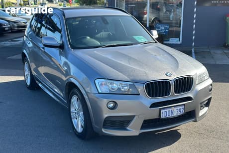 Grey 2012 BMW X3 Wagon Xdrive 20D