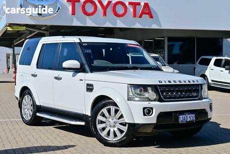 White 2014 Land Rover Discovery 4 Wagon 3.0 Tdv6