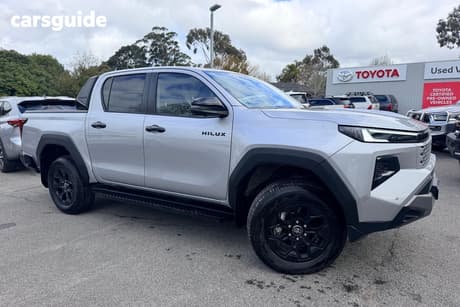 Silver 2025 Toyota Hilux Double Cab Pick Up Rogue 48V (4X4)