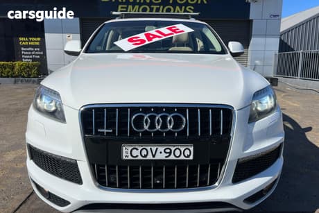 White 2013 Audi Q7 SUV TDI