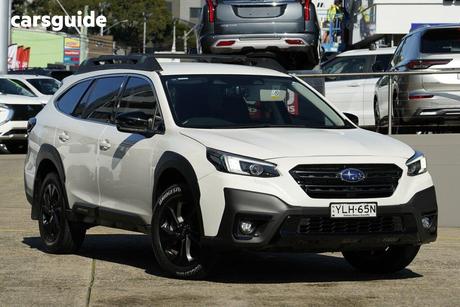 White 2021 Subaru Outback Wagon Awd Sport