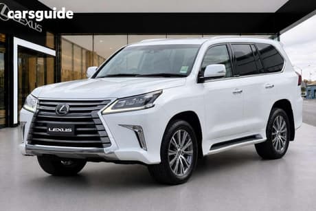 White 2021 Lexus LX450D Wagon