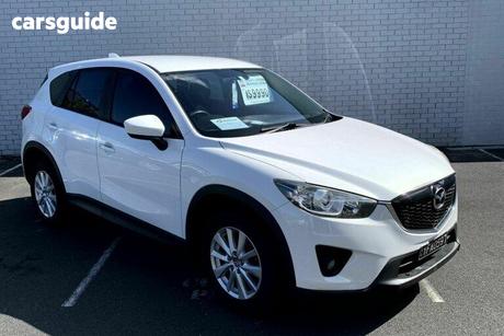 White 2013 Mazda CX-5 SUV