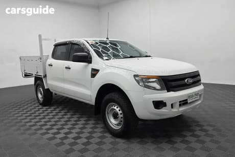 White 2015 Ford Ranger Dual Cab Chassis Xl 3.2 (4X4)