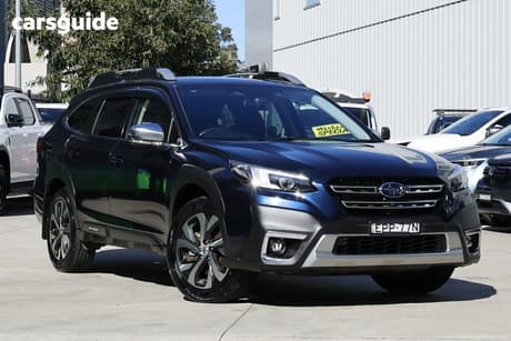 Blue 2021 Subaru Outback Wagon Awd Touring