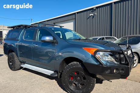 Blue 2012 Mazda BT-50 Dual Cab Utility Gt (4X4)