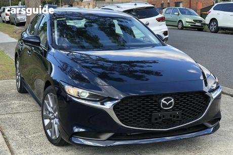 Blue 2022 Mazda 3 Sedan G20 Evolve