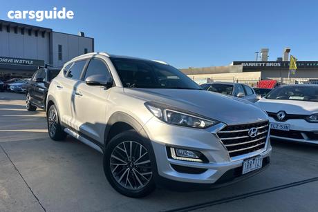 Silver 2019 Hyundai Tucson Wagon Elite (2Wd) Black Int
