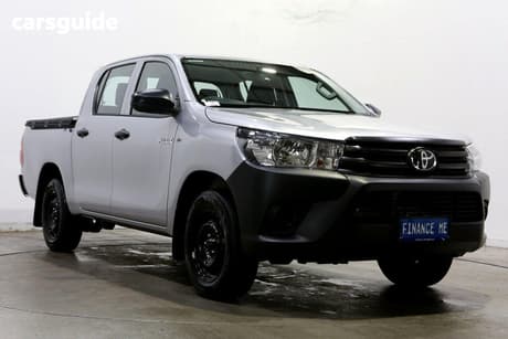 Silver 2025 Toyota Hilux Double Cab Pick Up Workmate (4X2)