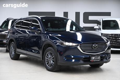 Blue 2021 Mazda CX-8 Wagon Sport (Fwd)