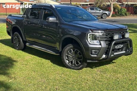 Grey 2022 Ford Ranger Double Cab Pick Up Wildtrak 3.0 (4X4)