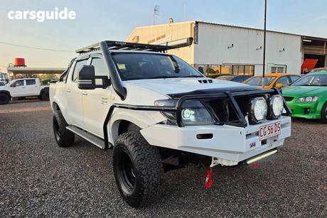White 2006 Toyota Hilux Dual Cab Pick-up Sr (4X4)