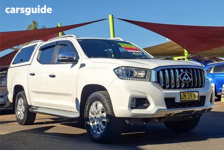 White 2018 LDV T60 Double Cab Utility Luxe (4X4)