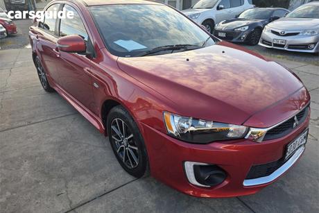 Red 2017 Mitsubishi Lancer Sedan Es Sport