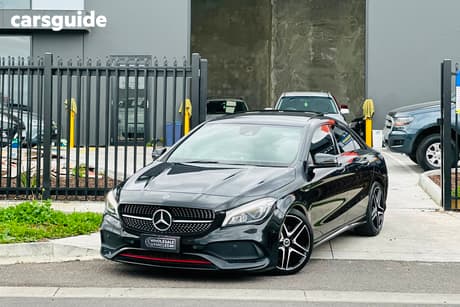 Black 2018 Mercedes-Benz CLA250 Coupe Sport 4Matic