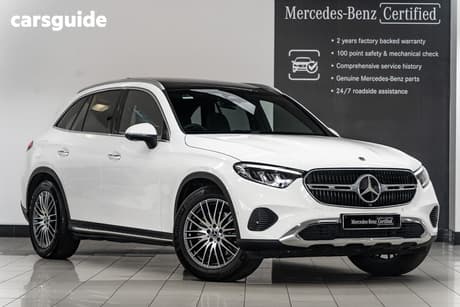 White 2025 Mercedes-Benz GLC200 Wagon 4Matic