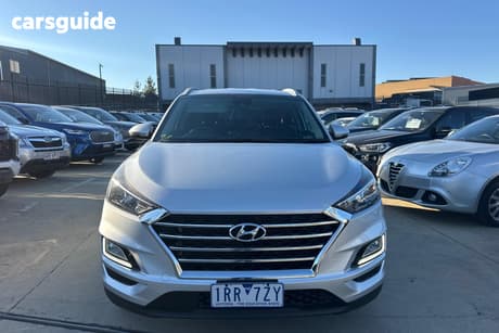 Silver 2019 Hyundai Tucson Wagon Elite (2Wd) Black Int