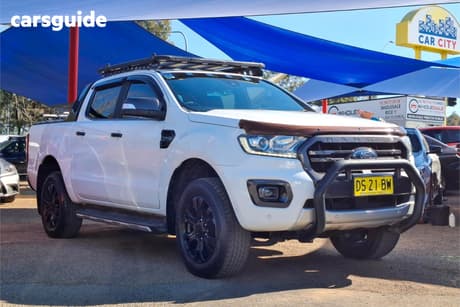 White 2019 Ford Ranger Double Cab Pick Up Wildtrak 2.0 (4X4)