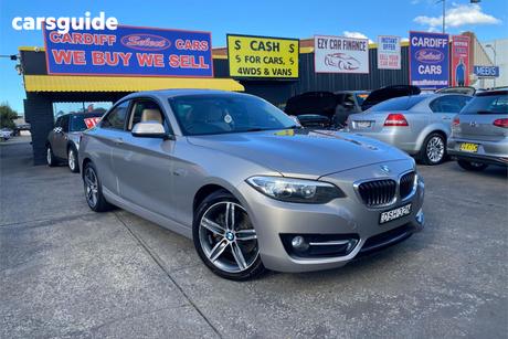 Silver 2014 BMW 220D Coupe Sport Line