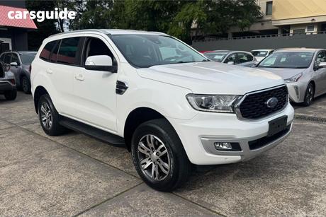 White 2021 Ford Everest Wagon Trend (4Wd)