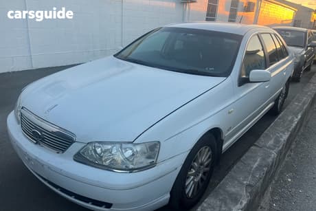 White 2003 Ford Fairlane Sedan Ghia