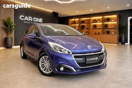 Blue 2015 Peugeot 208 Hatchback Active