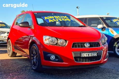 Red 2015 Holden Barina Hatchback X