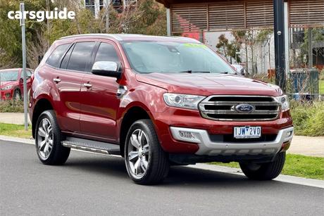 Red 2017 Ford Everest Wagon Titanium (4Wd)