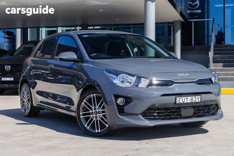Grey 2022 Kia RIO Hatchback Sport
