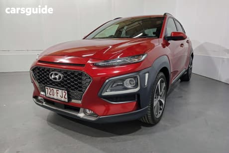 Red 2018 Hyundai Kona Wagon Highlander (Fwd)