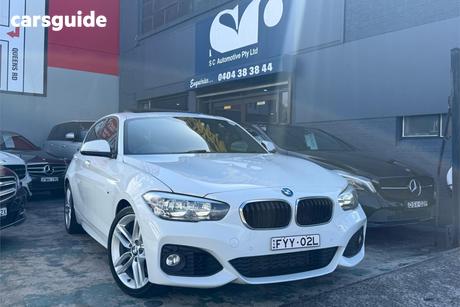 White 2015 BMW 118I Hatchback Sport Line