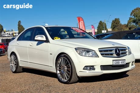 White 2007 Mercedes-Benz C280 Sedan Elegance