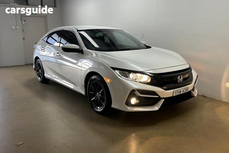 White 2020 Honda Civic Hatchback Vti-S