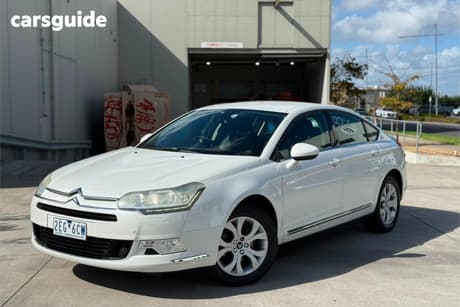 White 2012 Citroen C5 Sedan Exclusive 2.0 Hdi