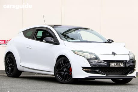 White 2012 Renault Megane Coupe Rs 250 Monaco Gp