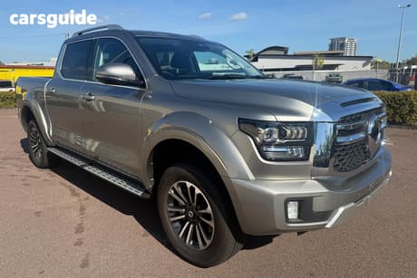 Silver 2025 GWM Cannon Alpha Dual Cab Utility Ultra (4X4)