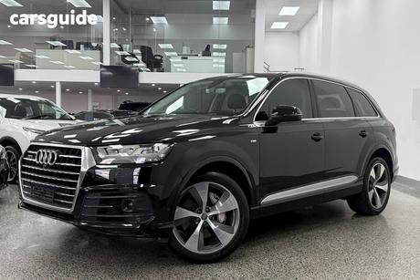 Black 2015 Audi Q7 Wagon 3.0 Tdi Quattro