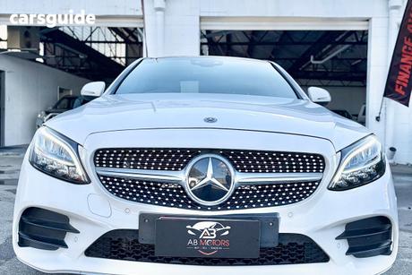 White 2019 Mercedes-Benz C200 Sedan