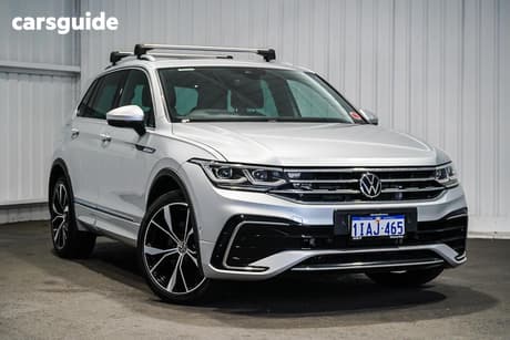 Silver 2021 Volkswagen Tiguan Wagon 162 Tsi R-Line