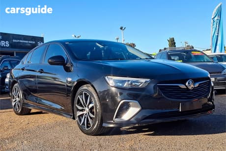 Black 2018 Holden Commodore Liftback Rs