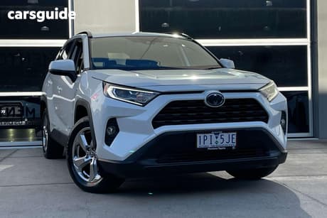 White 2019 Toyota RAV4 Wagon Gxl Awd Hybrid
