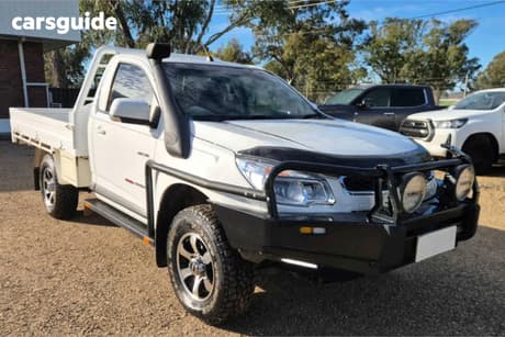 White 2012 Holden Colorado Space Cab Chassis Lx (4X4)