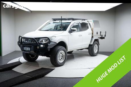 White 2016 Mitsubishi Triton Dual Cab Utility Gls (4X4)