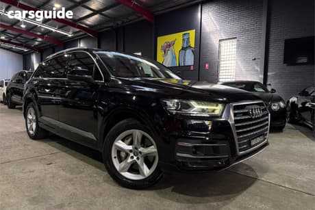 Black 2016 Audi Q7 Wagon 3.0 Tdi Quattro (160Kw)