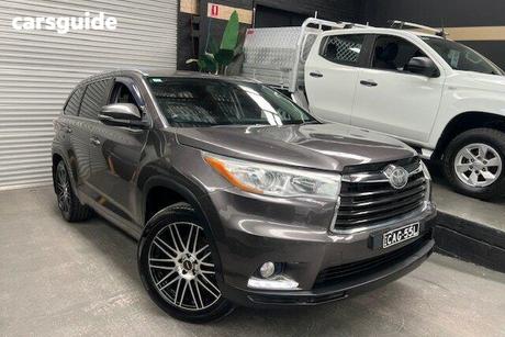 Grey 2016 Toyota Kluger Wagon Grande (4X4)