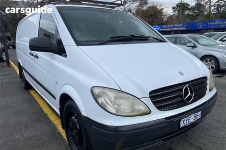 White 2010 Mercedes-Benz Vito Van 111Cdi Compact