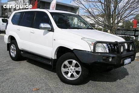 White 2004 Toyota Landcruiser Prado SUV GXL 4X4