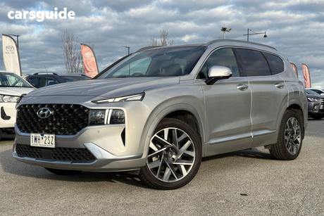 Silver 2022 Hyundai Santa FE Wagon Highlander Mpi (2Wd)