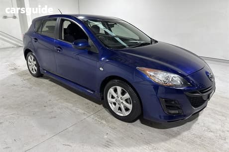 Blue 2009 Mazda 3 Hatchback Maxx Sport